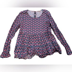 Jane and Delancey floral blouse size Small